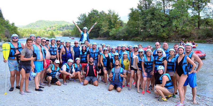 Rafting Canyoning and Ziplining Tour in Antalya