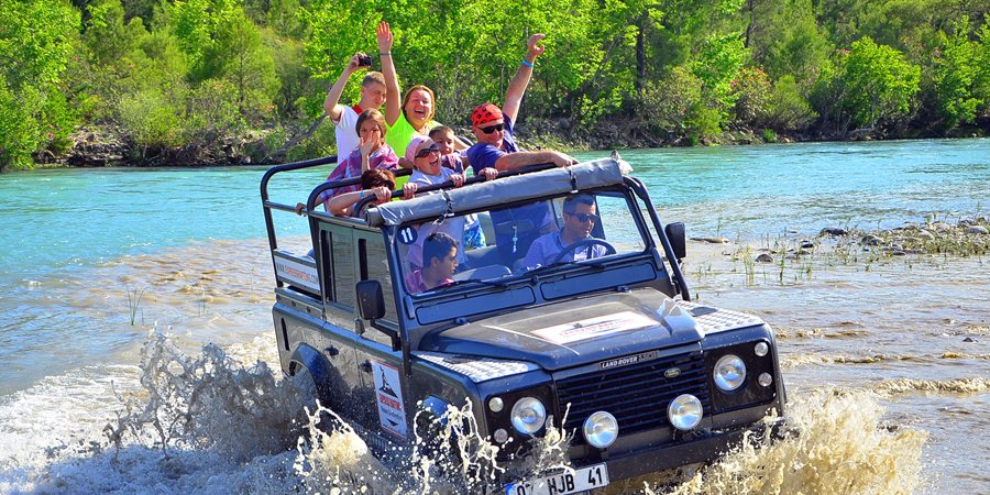 Jeep Safari and Rafting Tour in Antalya